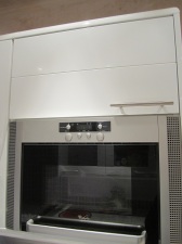 door above microwave